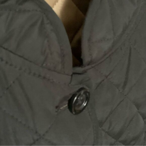 J. Jill Heritage Black Quilted Button Closure Fully Lined Vest Size Small - Picture 5 of 12